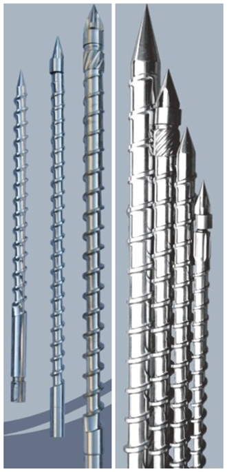 各種注塑機(jī)螺桿